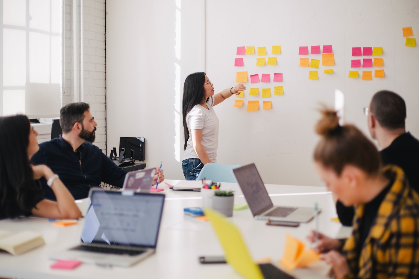 Whiteboard session mapping AI expense categorisation for a household budget
