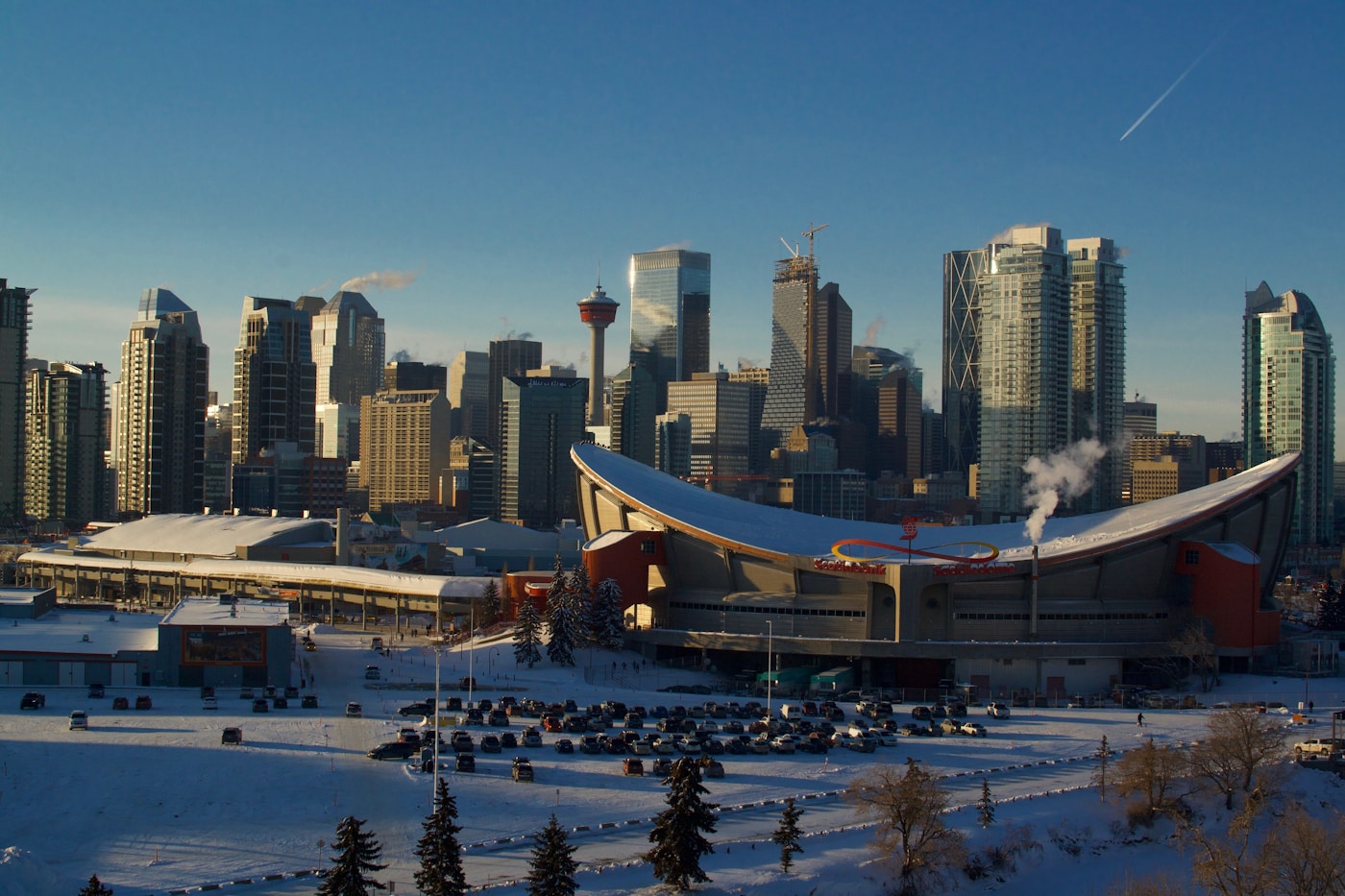 Calgary downtown context near 8 Avenue SW financial district